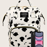 Cow Print Backpack-Western Culture Leather