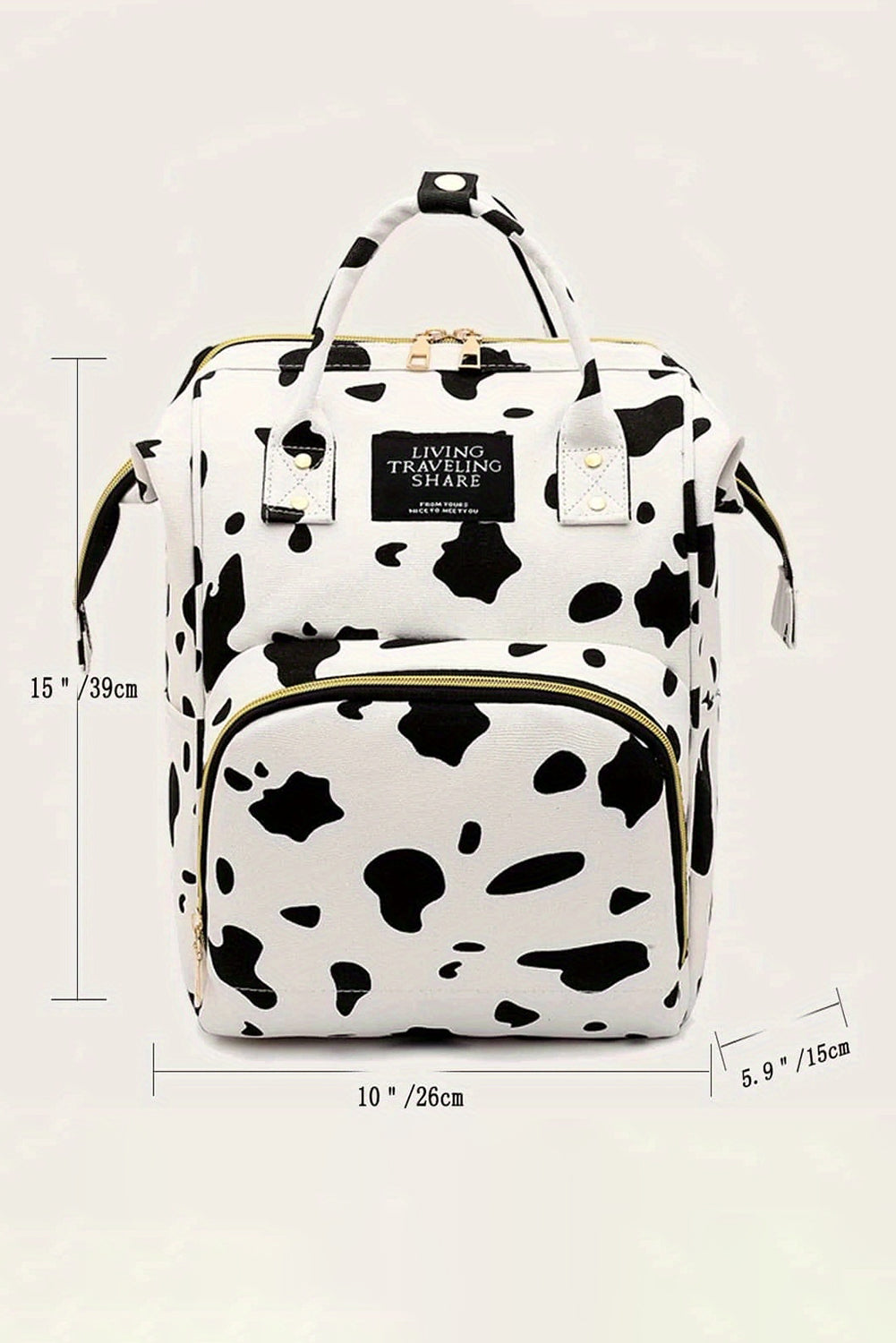 Cow Print Backpack-Western Culture Leather