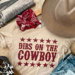 Dibs On The Cowboy Graphic Tee-Western Culture Leather