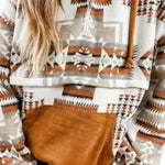 Matilda Aztec Hoodie-Western Culture Leather