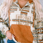 Matilda Aztec Hoodie-Western Culture Leather