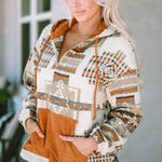 Matilda Aztec Hoodie-Western Culture Leather