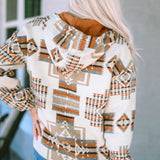 Matilda Aztec Hoodie-Western Culture Leather