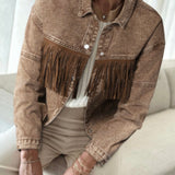 Elkie Tassel Jacket-Western Culture Leather