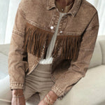 Elkie Tassel Jacket-Western Culture Leather
