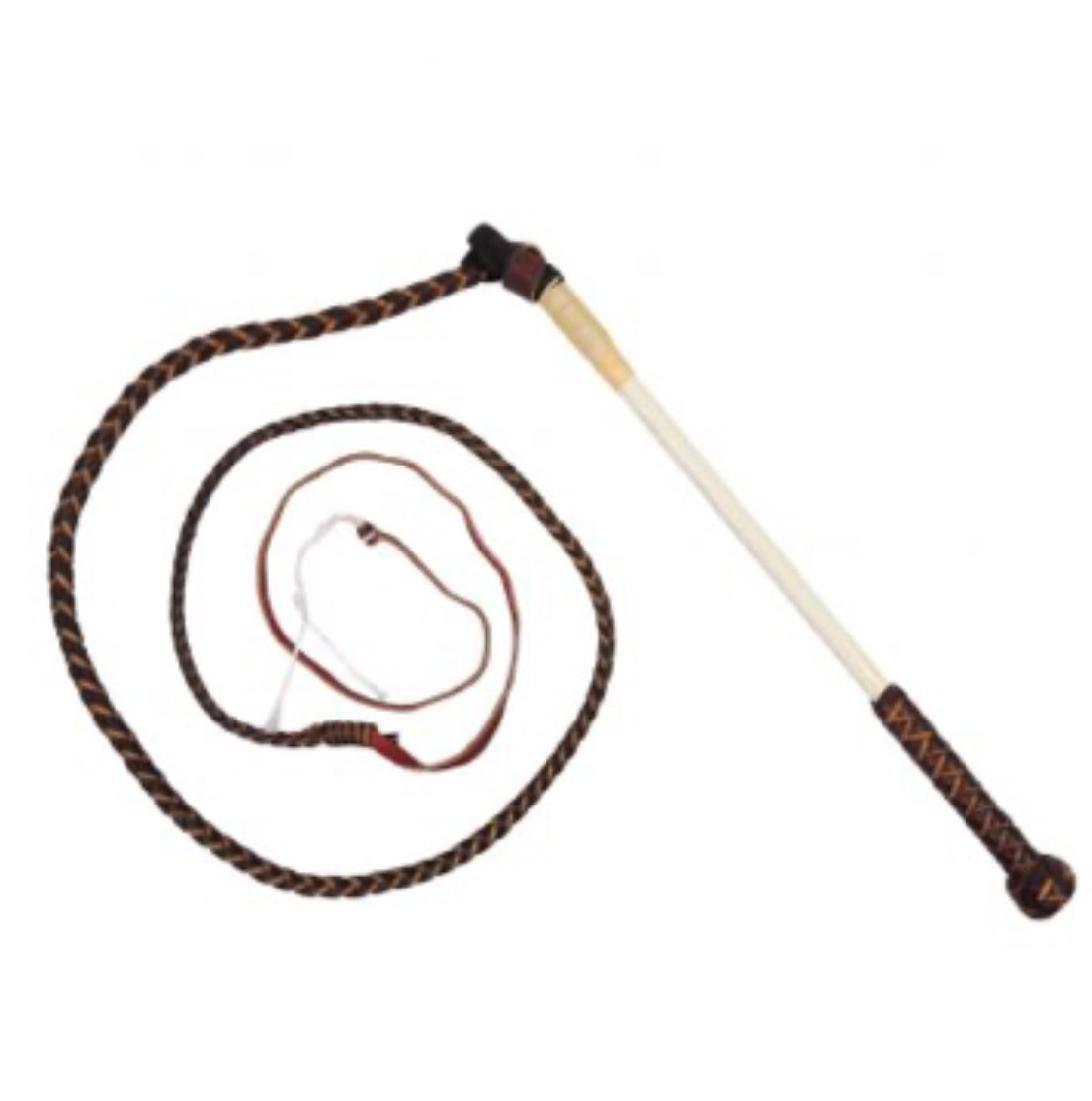 Red Hide Stock Whip-Western Culture Leather