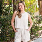 Linden Linen Top-Western Culture Leather