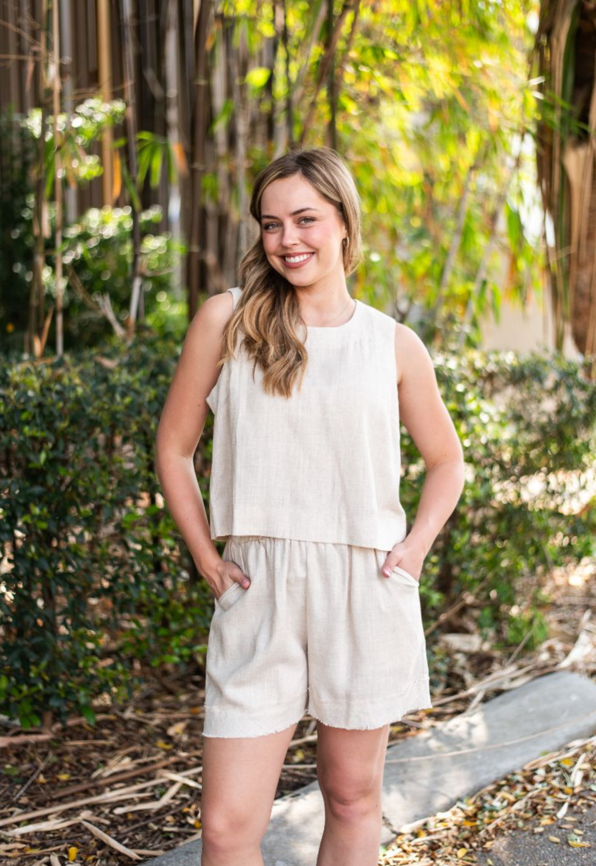 Linden Linen Shorts-Western Culture Leather