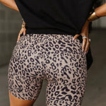Leopard Print Bike Shorts-Western Culture Leather