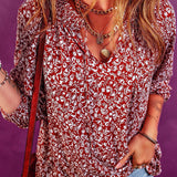 Burgundy Smock-Western Culture Leather