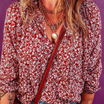 Burgundy Smock-Western Culture Leather