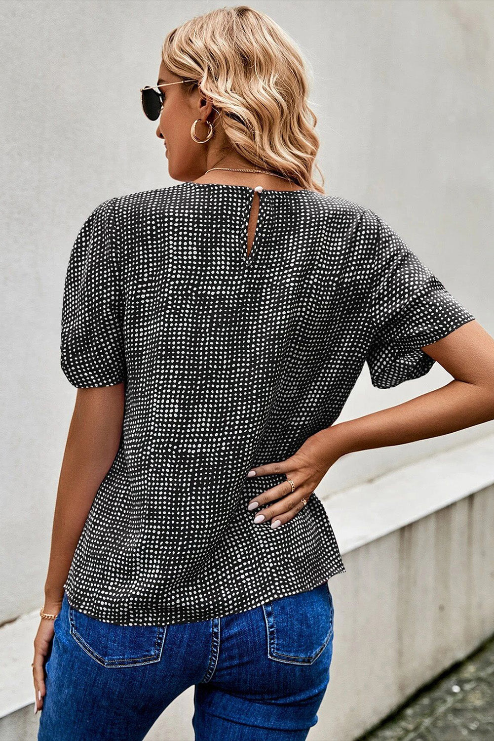 Dot Blouse-Western Culture Leather