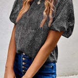 Dot Blouse-Western Culture Leather