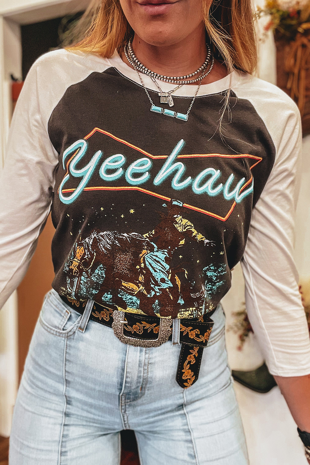 Yeehaw Graphic Tee-Western Culture Leather