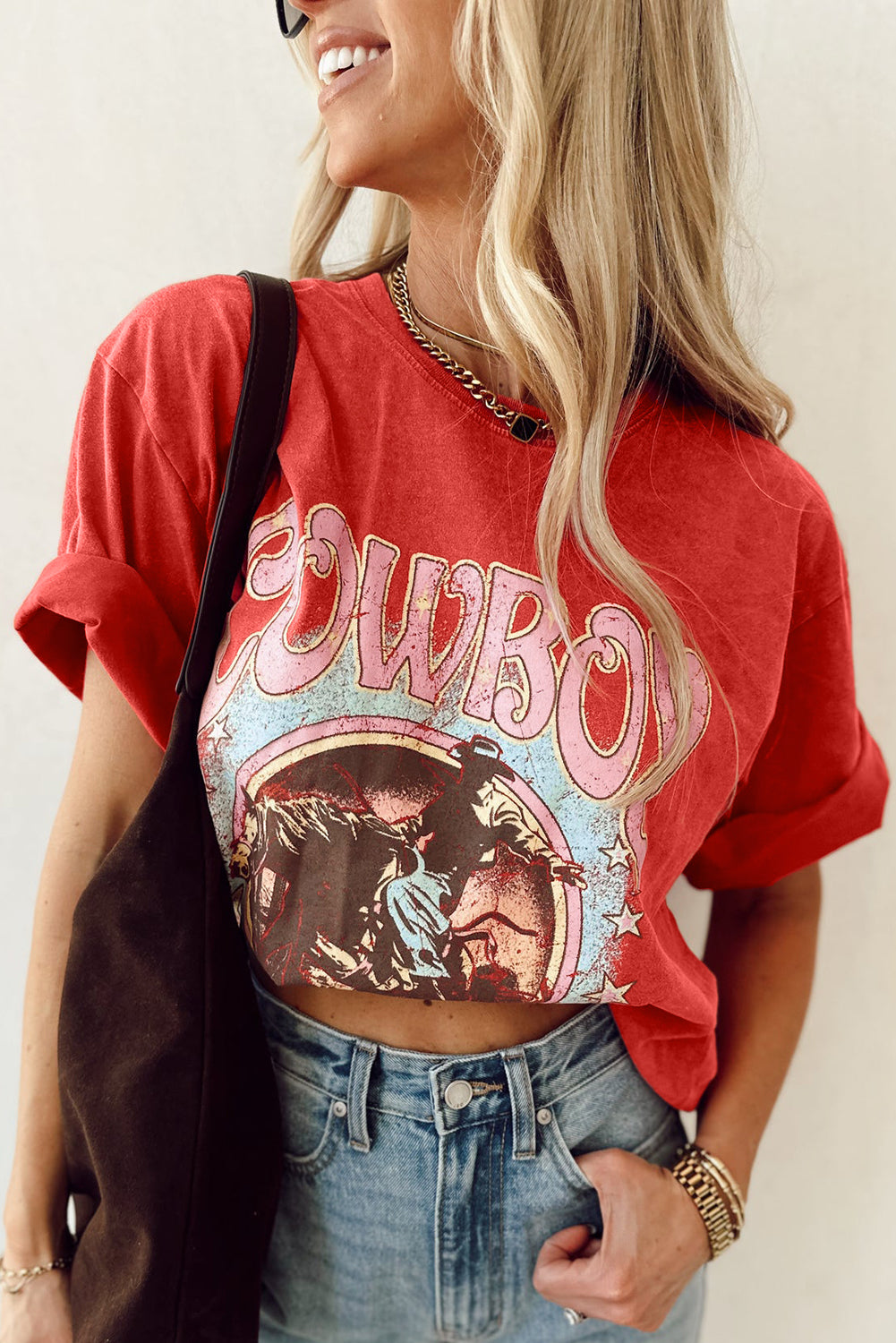 Cowboy Graphic Tee-Western Culture Leather