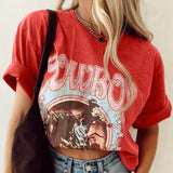 Cowboy Graphic Tee-Western Culture Leather