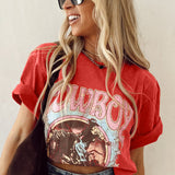 Cowboy Graphic Tee-Western Culture Leather