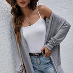 Grey Cardigan-Western Culture Leather