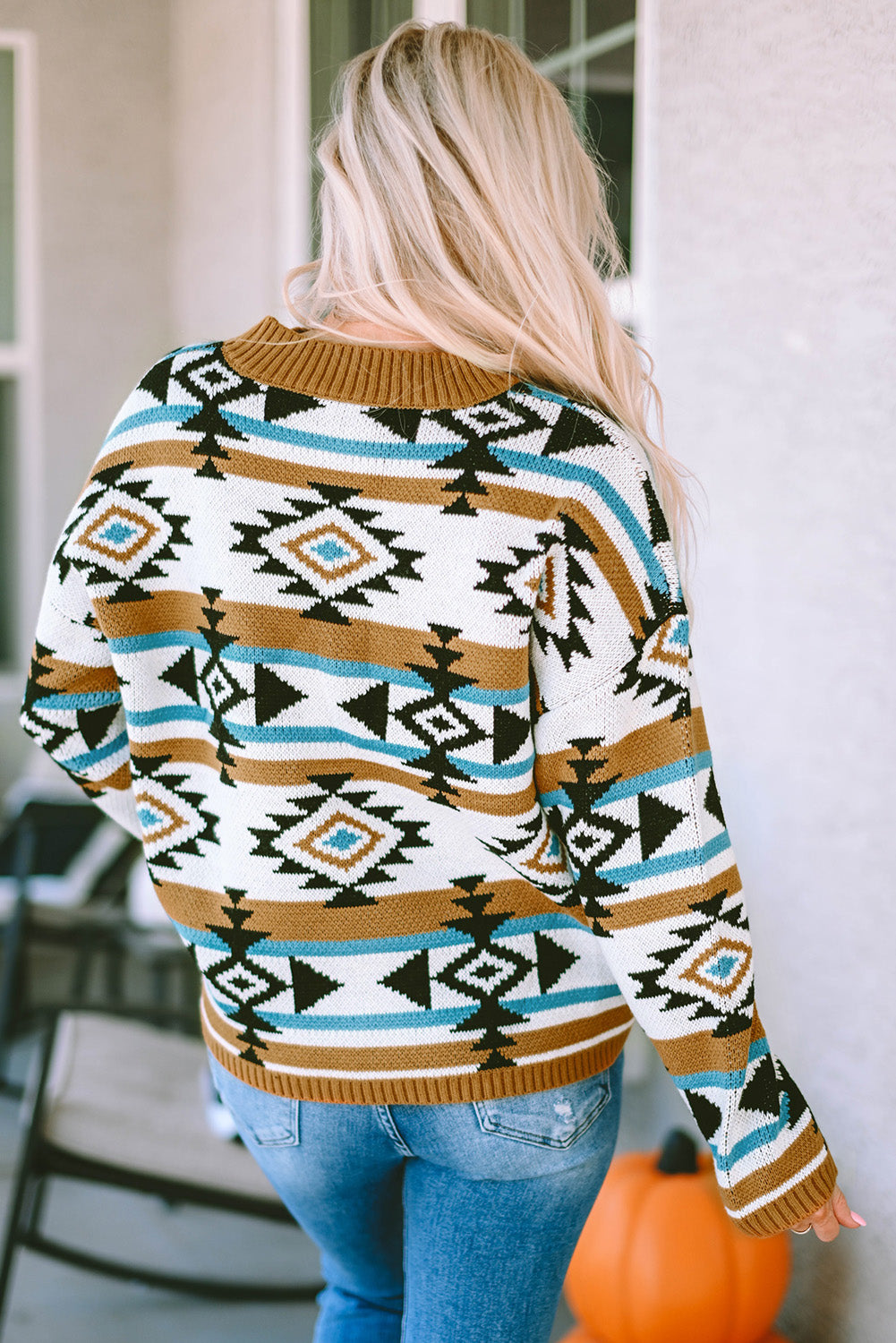 Adele Aztec Knit-Western Culture Leather