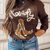Howdy Sweater-Western Culture Leather