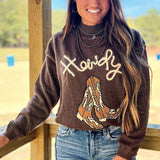 Howdy Sweater-Western Culture Leather