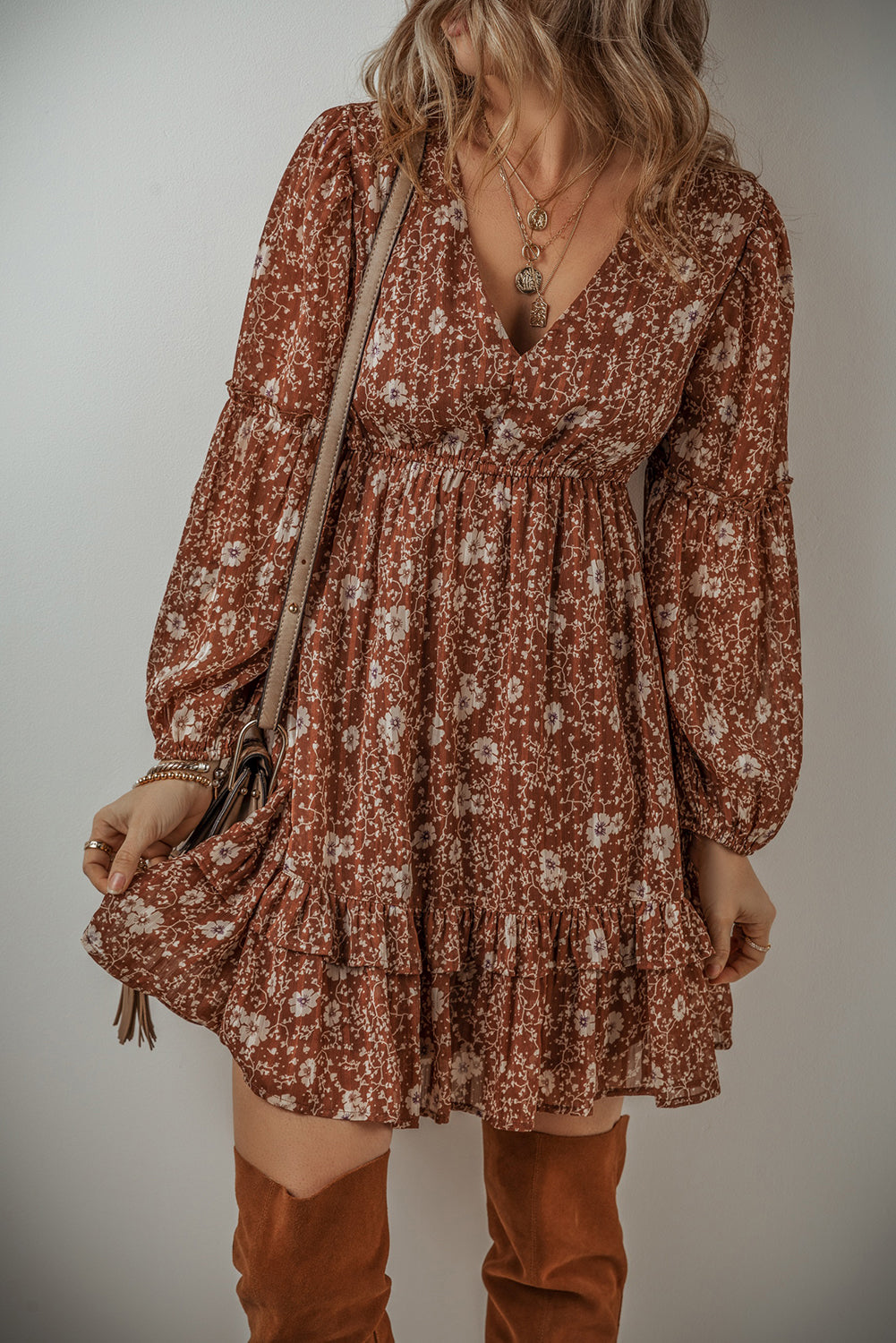 Boho Bronze Dress-Western Culture Leather