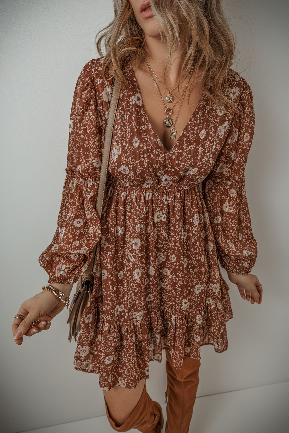 Boho Bronze Dress-Western Culture Leather