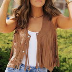 Roxy Vest-Western Culture Leather