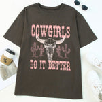 Cowgirls Graphic T Shirt-Western Culture Leather