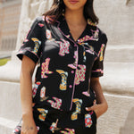Cowgirl Boot Print Pyjamas-Western Culture Leather