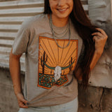 Western Printed Graphic Tee-Western Culture Leather