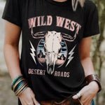 Wild West Graphic Tee-Western Culture Leather