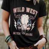 Wild West Graphic Tee-Western Culture Leather