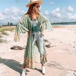 Dreamweaver Kimono - Spearmint-Western Culture Leather