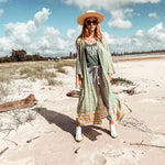 Dreamweaver Kimono - Spearmint-Western Culture Leather