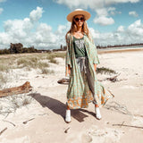 Dreamweaver Kimono - Spearmint-Western Culture Leather