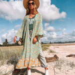 Dreamweaver Kimono - Spearmint-Western Culture Leather