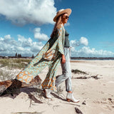 Dreamweaver Kimono - Spearmint-Western Culture Leather