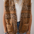 Kiona Sherpa Vest-Western Culture Leather