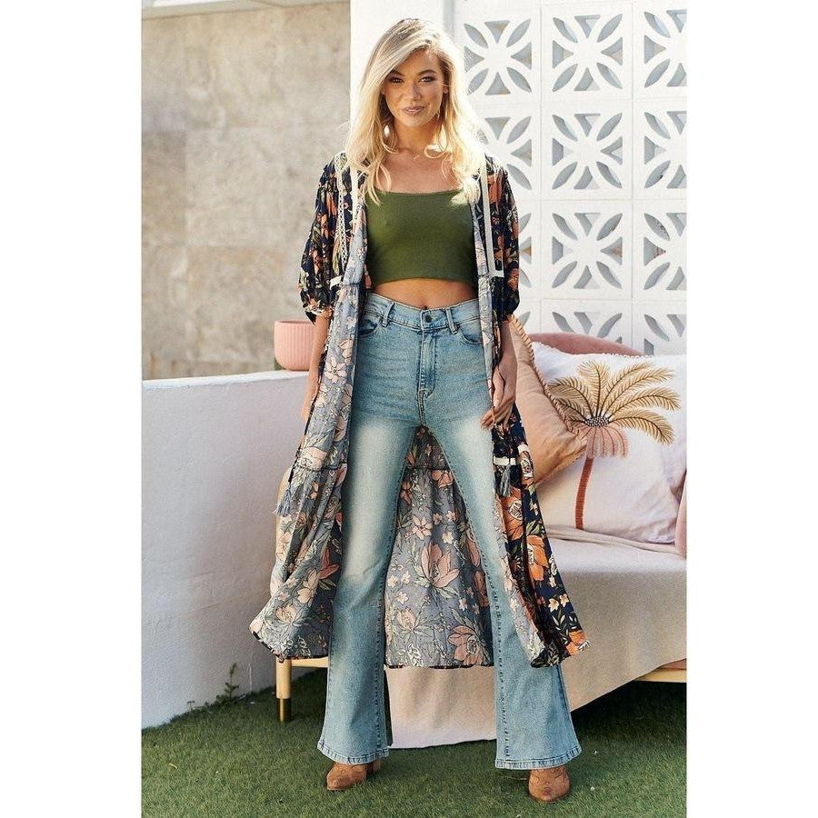 California Poppy Kimino-Western Culture Leather