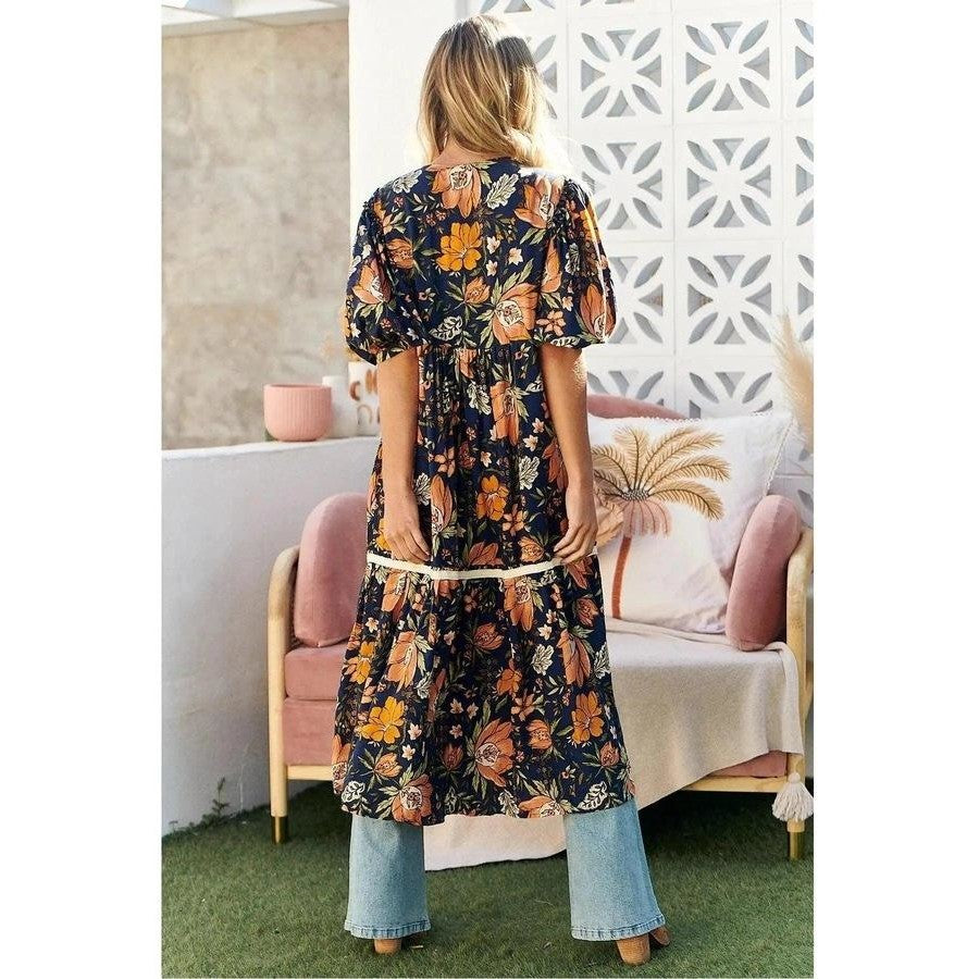 California Poppy Kimino-Western Culture Leather