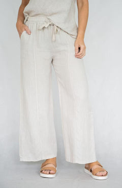 Isabella Italian Linen Pant-Western Culture Leather