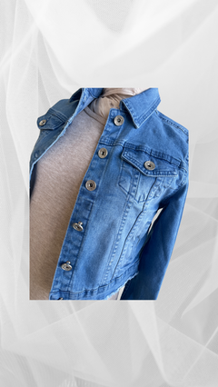 Crop Denim Jacket-Western Culture Leather