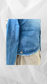 Crop Denim Jacket-Western Culture Leather