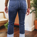Ladies Cuff Jeans-Western Culture Leather