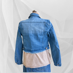 Crop Denim Jacket-Western Culture Leather