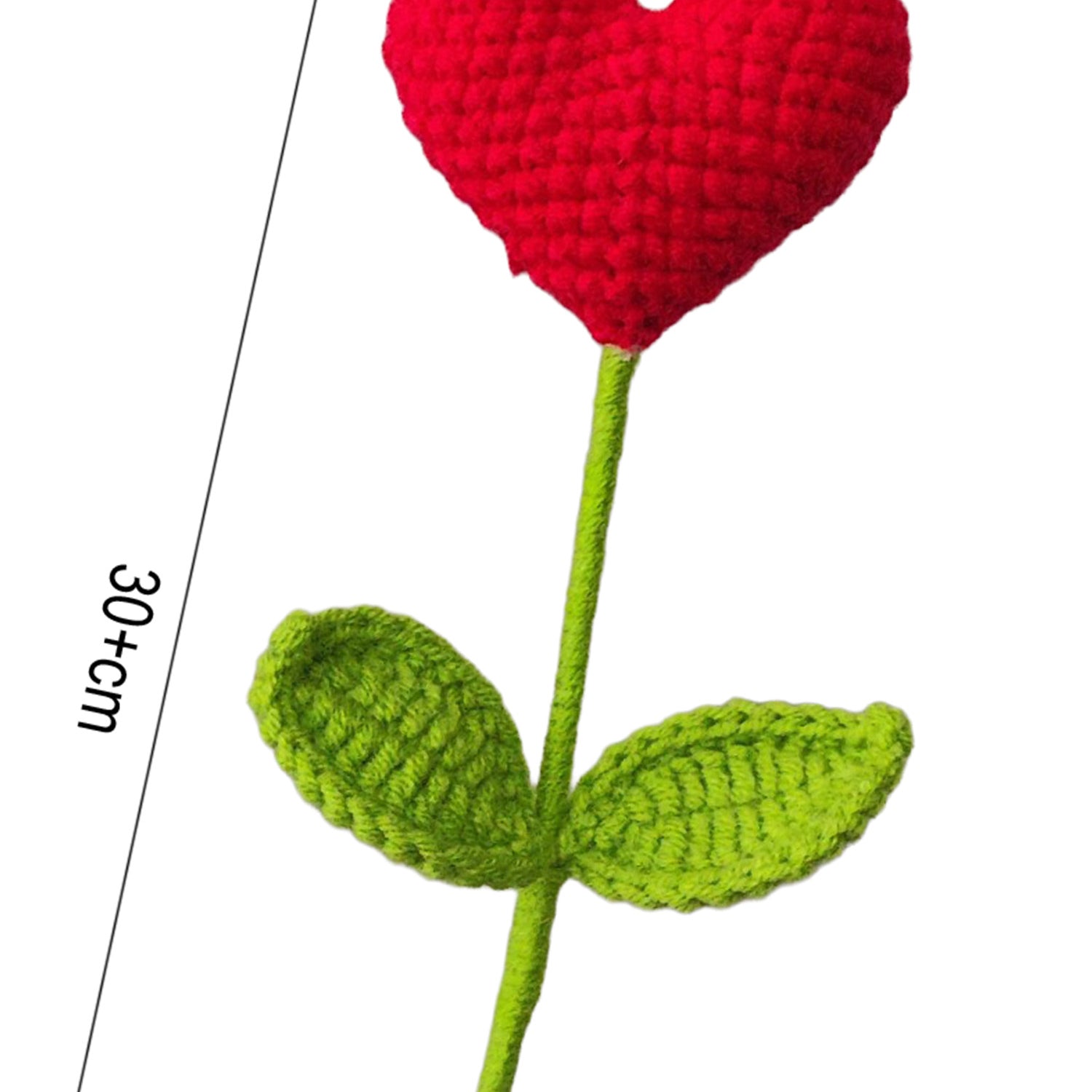 Hand Crochet Heart Spike-Western Culture Leather