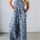 Fleur Denim Overalls-Western Culture Leather