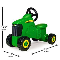 John Deer - Sit 'n' Scoot Tractor-Western Culture Leather