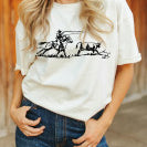 Ropers Tee-Western Culture Leather